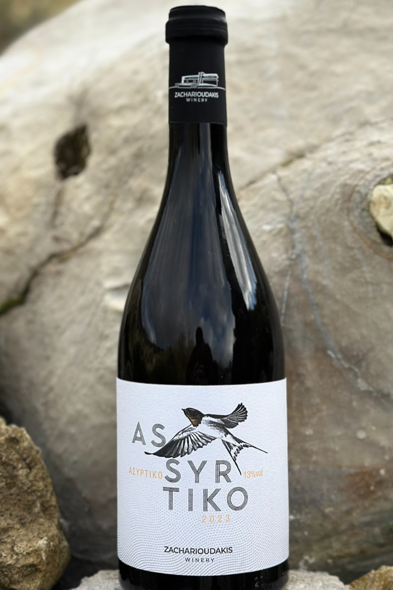 Zacharioudakis Assyrtiko, Plouti, Crete, 2023 PGI Organic & Vegan